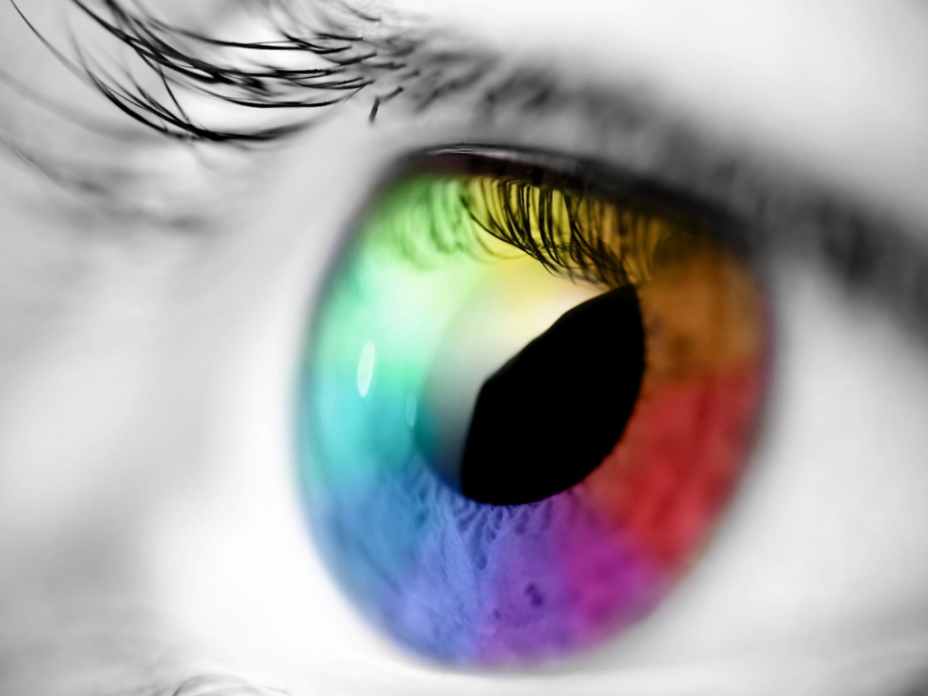 Rainbow Eye for 1024 x 768 resolution