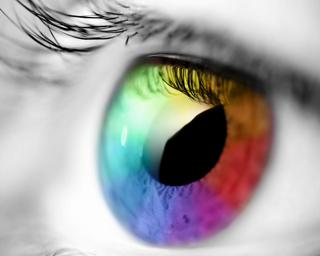 Rainbow Eye for 1280 x 1024 resolution