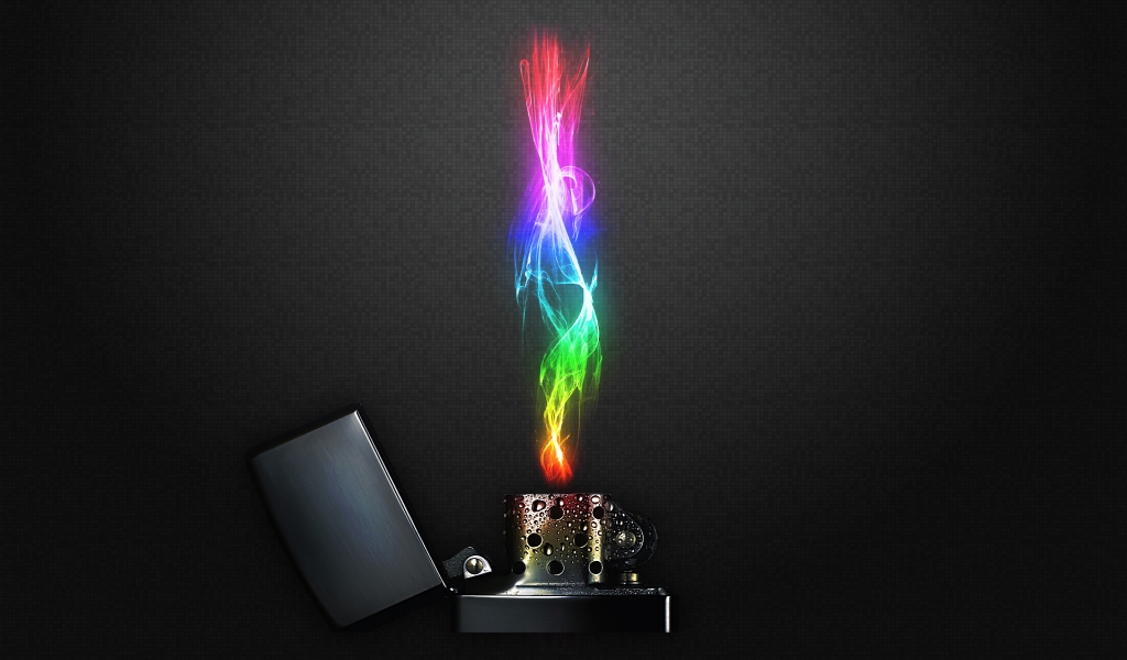 Rainbow Lighter for 1024 x 600 widescreen resolution