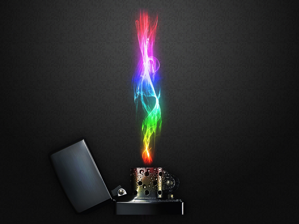 Rainbow Lighter for 1024 x 768 resolution