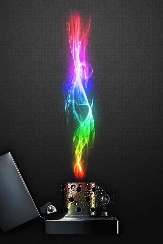 Rainbow Lighter for 320 x 480 iPhone resolution