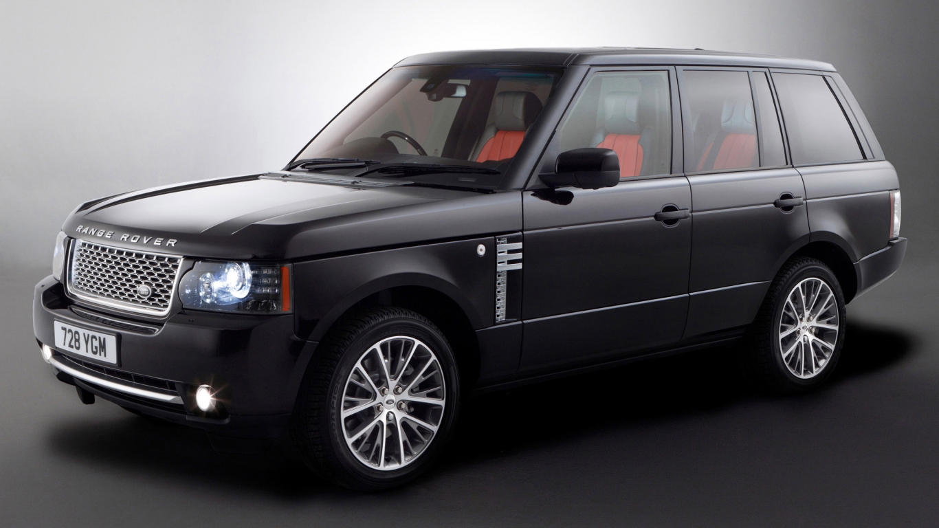Range Rover Autobiography Black for 1366 x 768 HDTV resolution