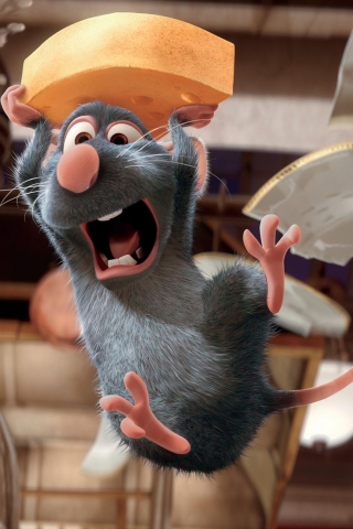Ratatouille Scared for 320 x 480 iPhone resolution