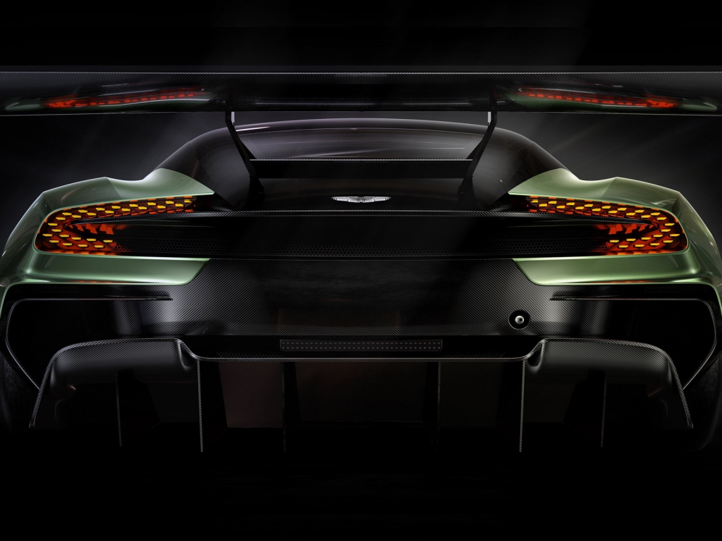Rear of Aston Martin Vulcan for 1024 x 768 resolution