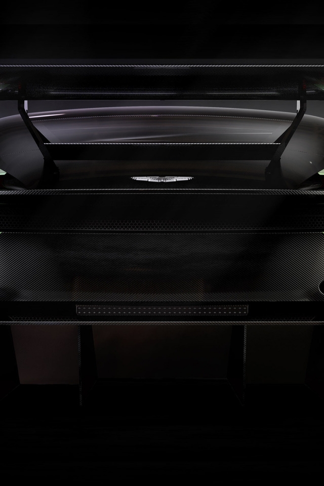 Rear of Aston Martin Vulcan for 640 x 960 iPhone 4 resolution