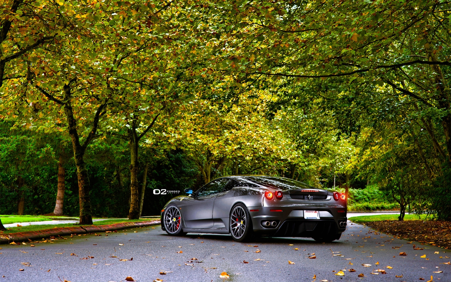 Rear of D2Forged Ferrari F430 for 1440 x 900 widescreen resolution