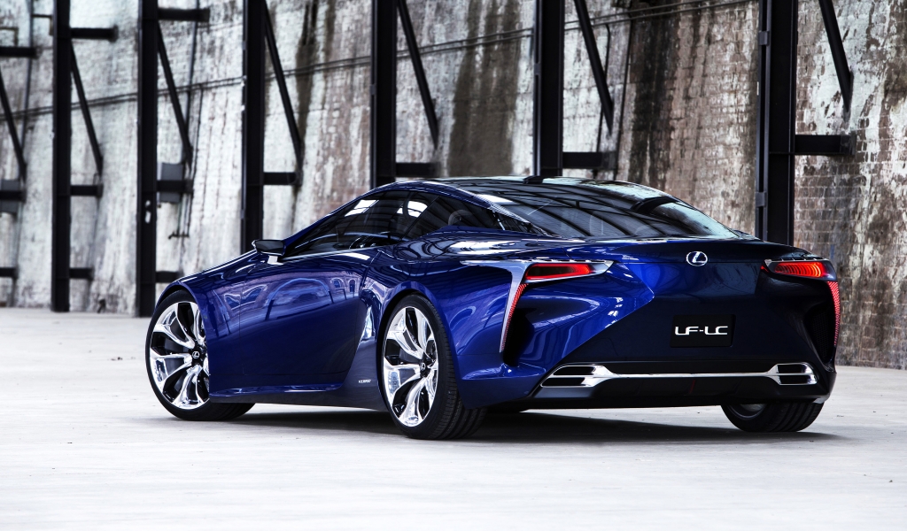 Rear Of Lexus LF-LC Concept for 1024 x 600 widescreen resolution