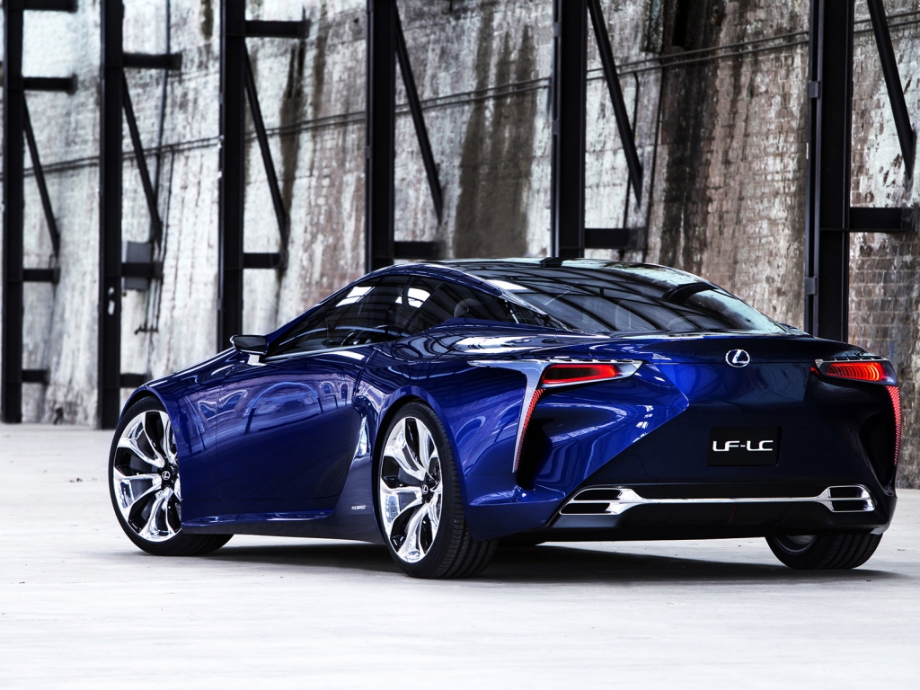 Rear Of Lexus LF-LC Concept for 1024 x 768 resolution
