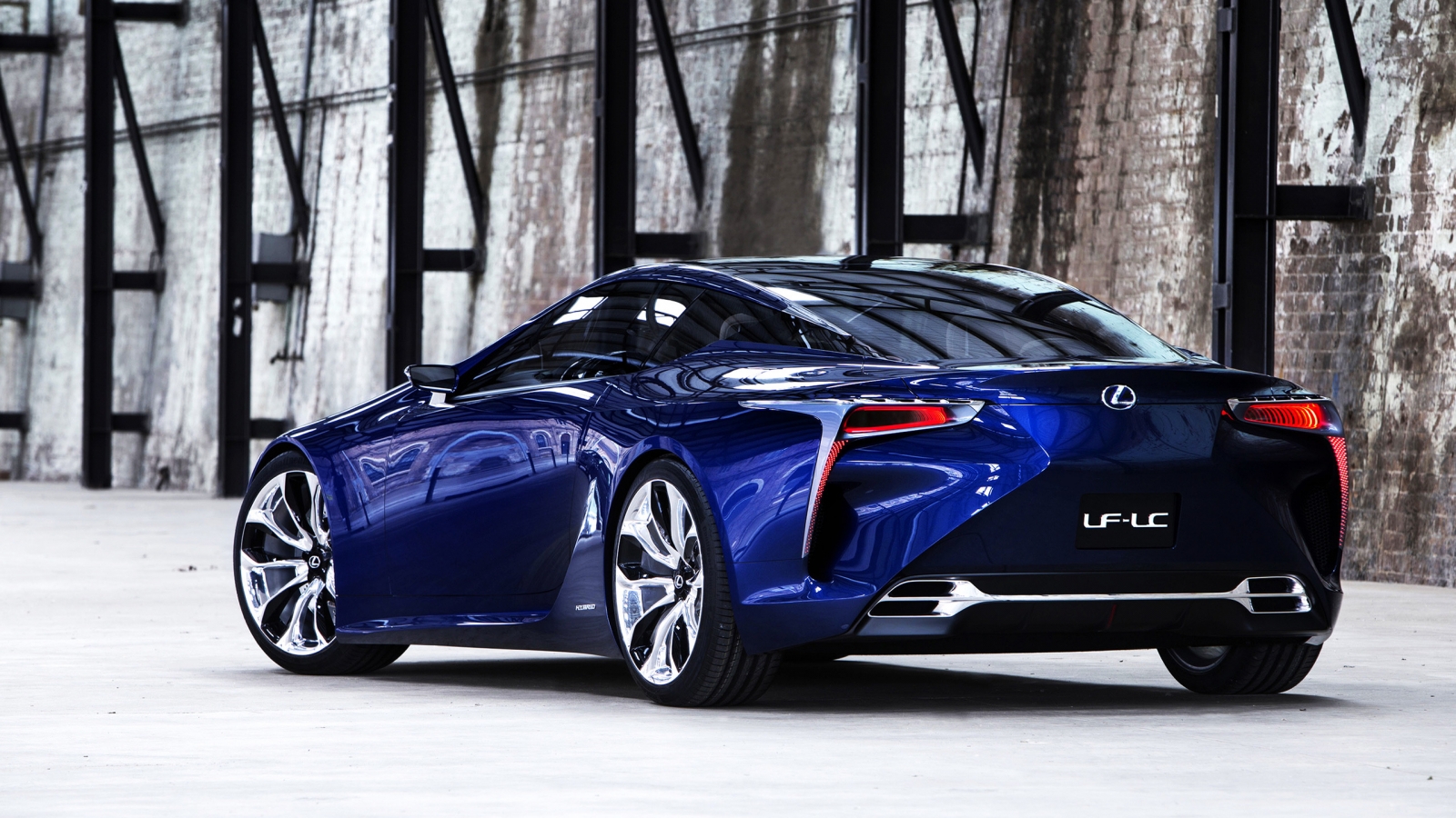 Rear Of Lexus LF-LC Concept for 1600 x 900 HDTV resolution