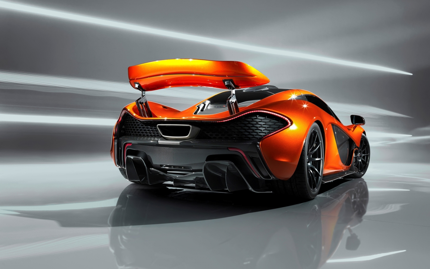 Rear of McLaren P1 Concept for 1440 x 900 widescreen resolution