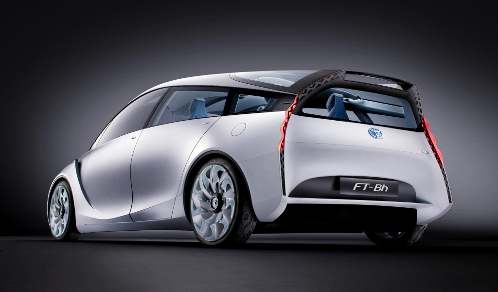 Rear of Toyota FT Bh Concept for 1024 x 600 widescreen resolution
