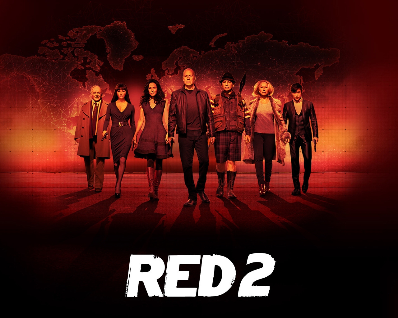 Red 2 Movie for 1280 x 1024 resolution