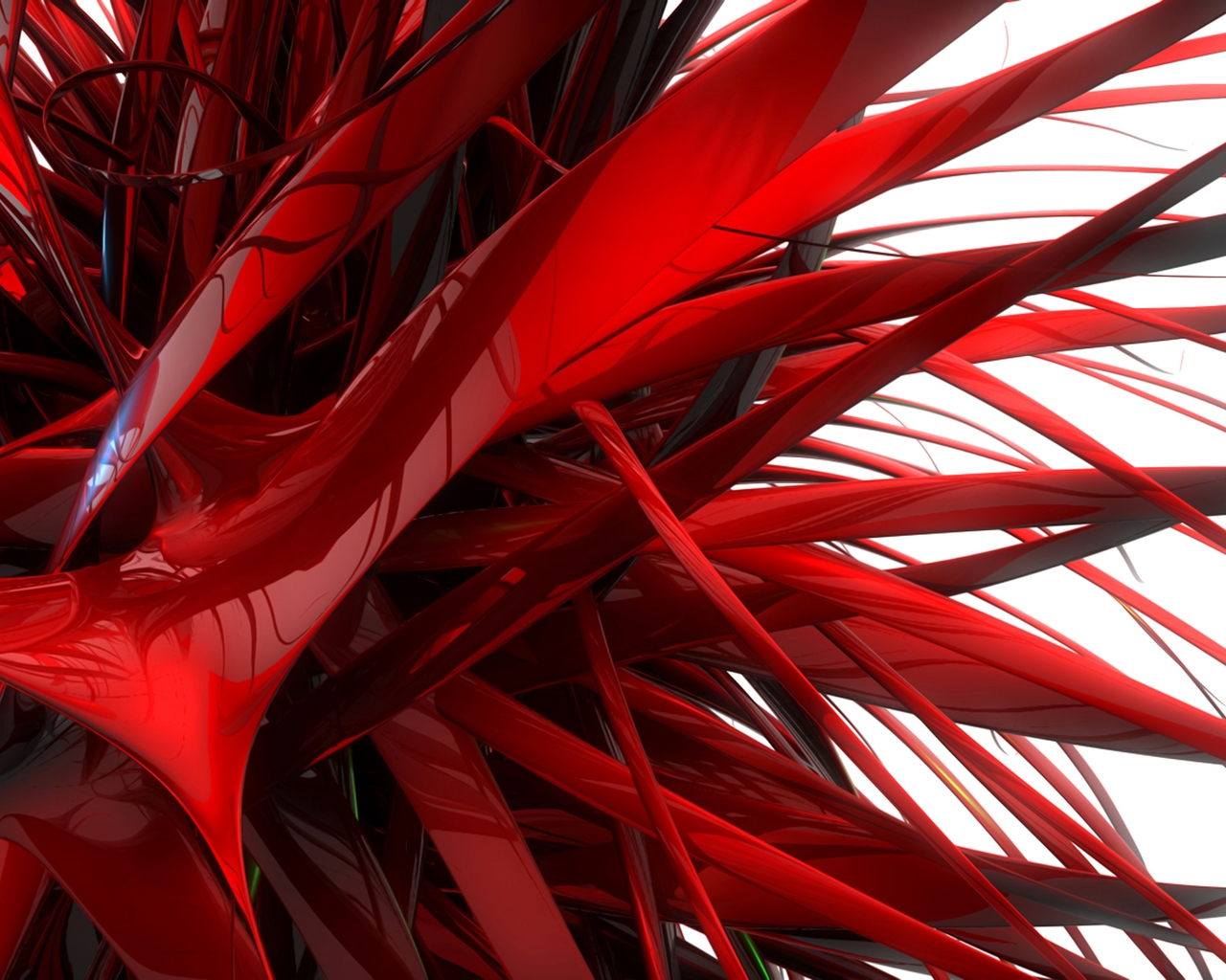 Red Abstract Lines for 1280 x 1024 resolution