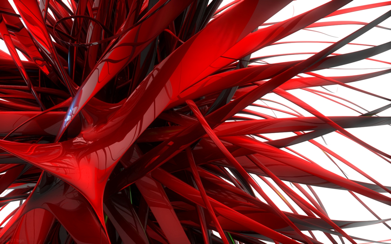 Red Abstract Lines for 1280 x 800 widescreen resolution