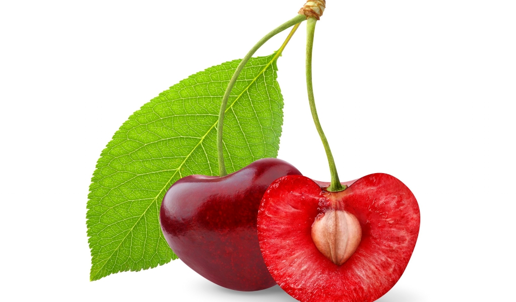 Red Cherries for 1024 x 600 widescreen resolution