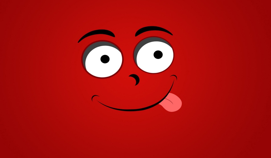 Red Face for 1024 x 600 widescreen resolution