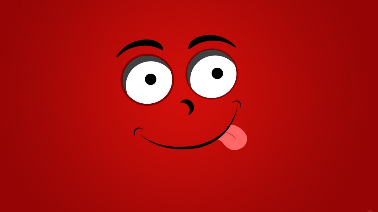 Red Face for 1280 x 720 HDTV 720p resolution