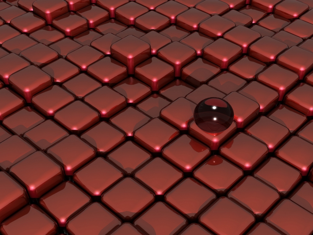 Red Glass on Box Floor for 1024 x 768 resolution