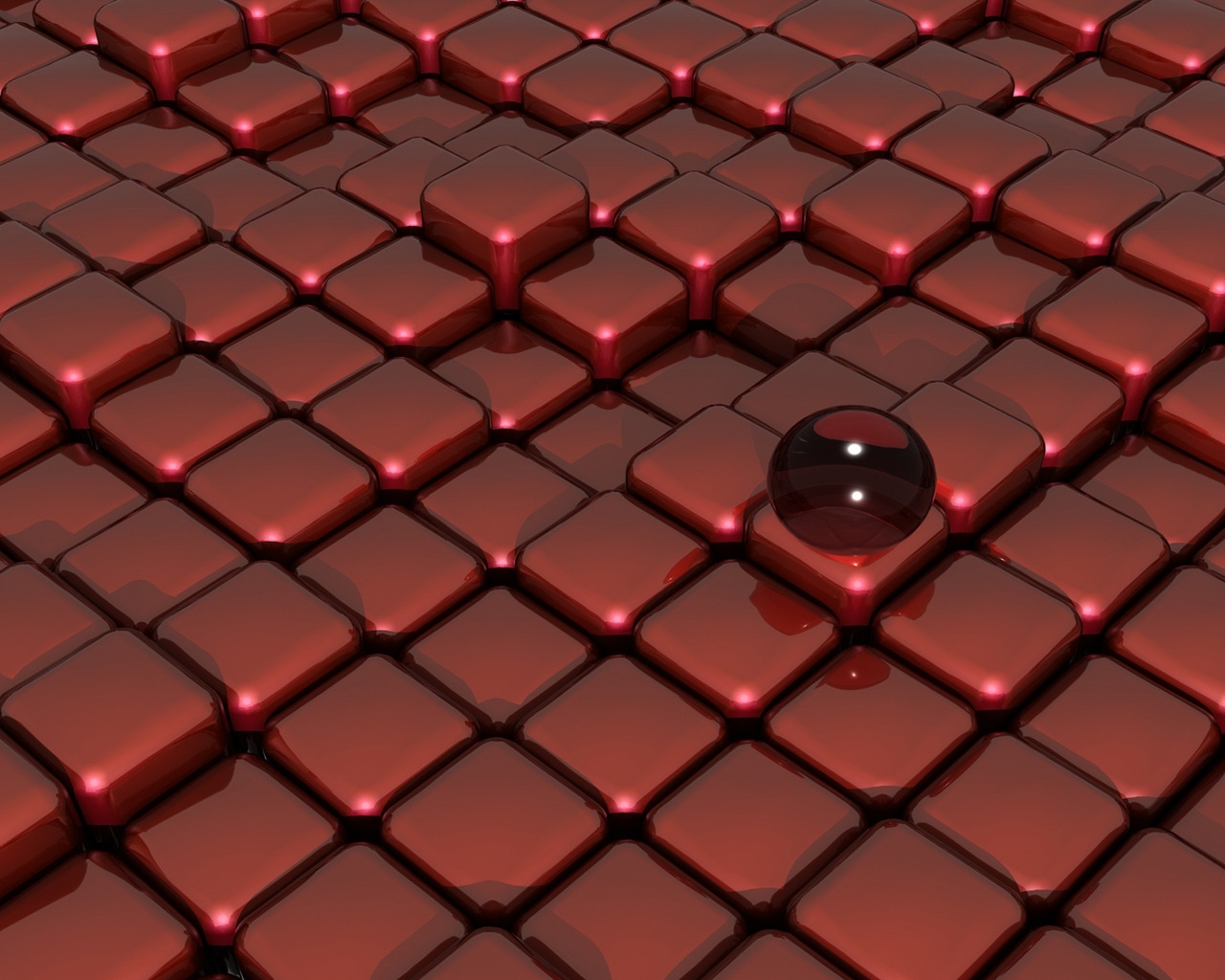 Red Glass on Box Floor for 1280 x 1024 resolution