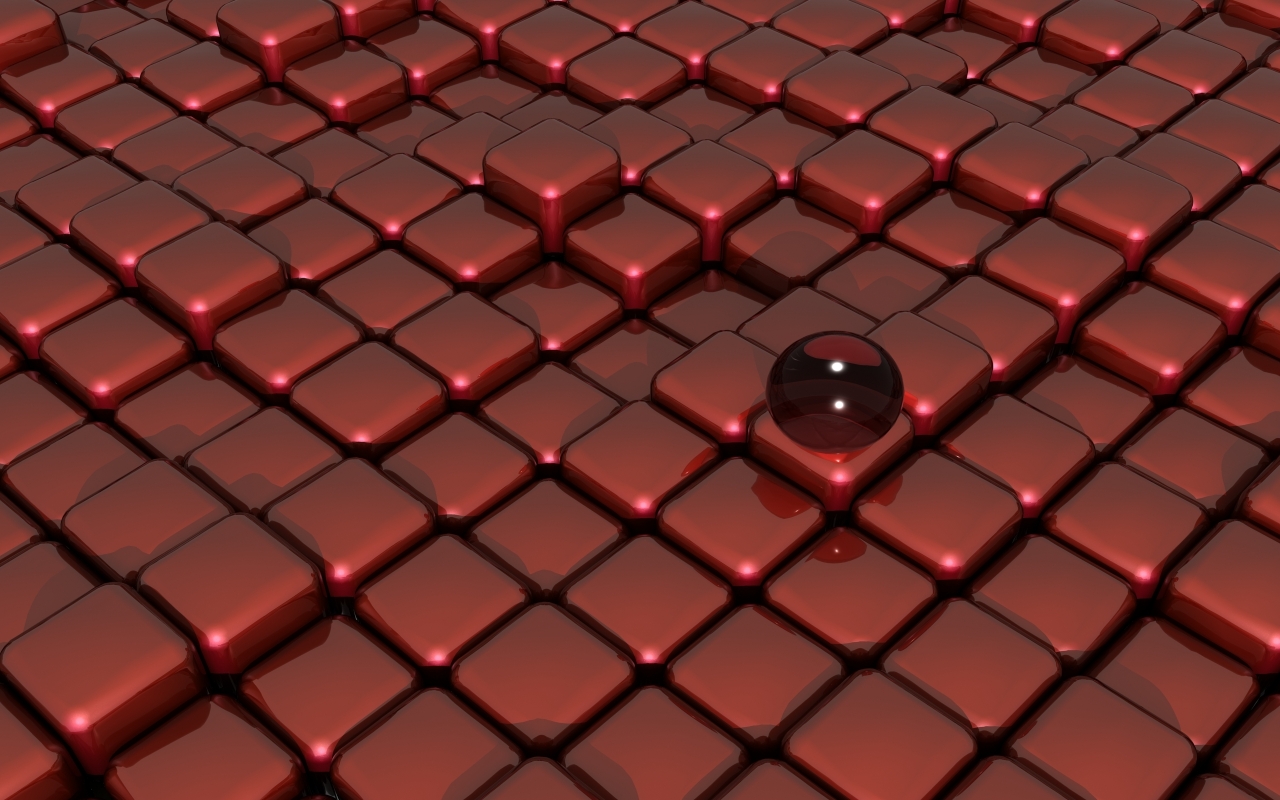 Red Glass on Box Floor for 1280 x 800 widescreen resolution