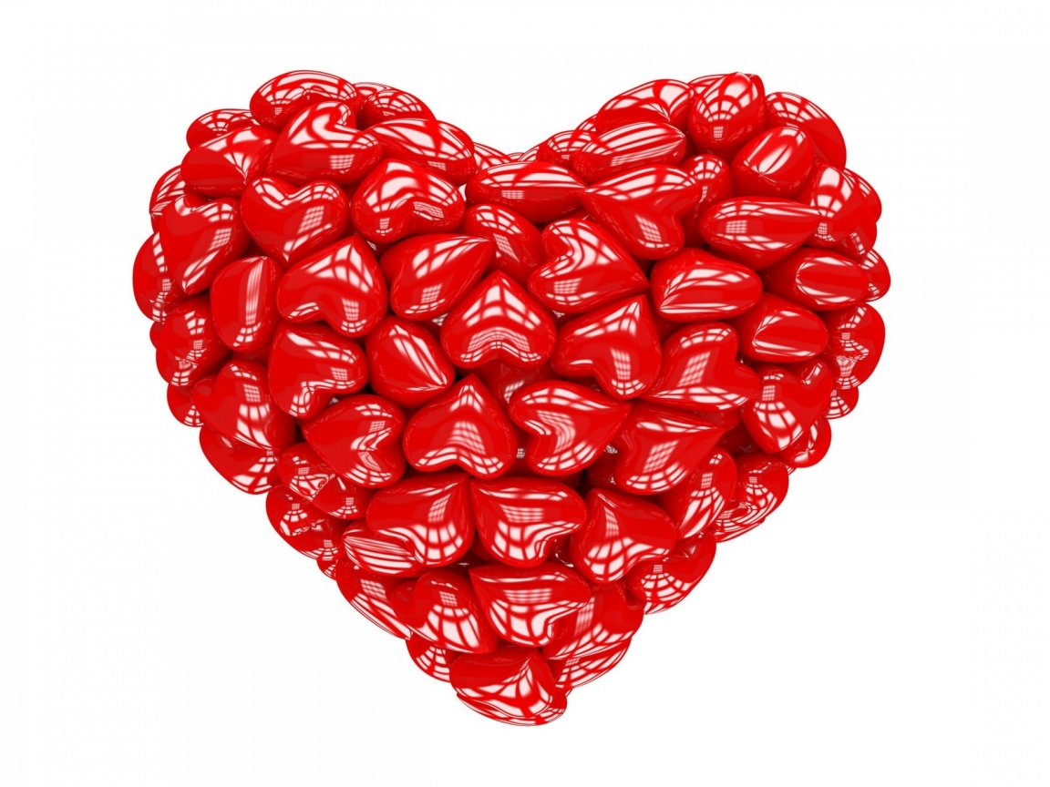 Red Heart 3D for 1152 x 864 resolution