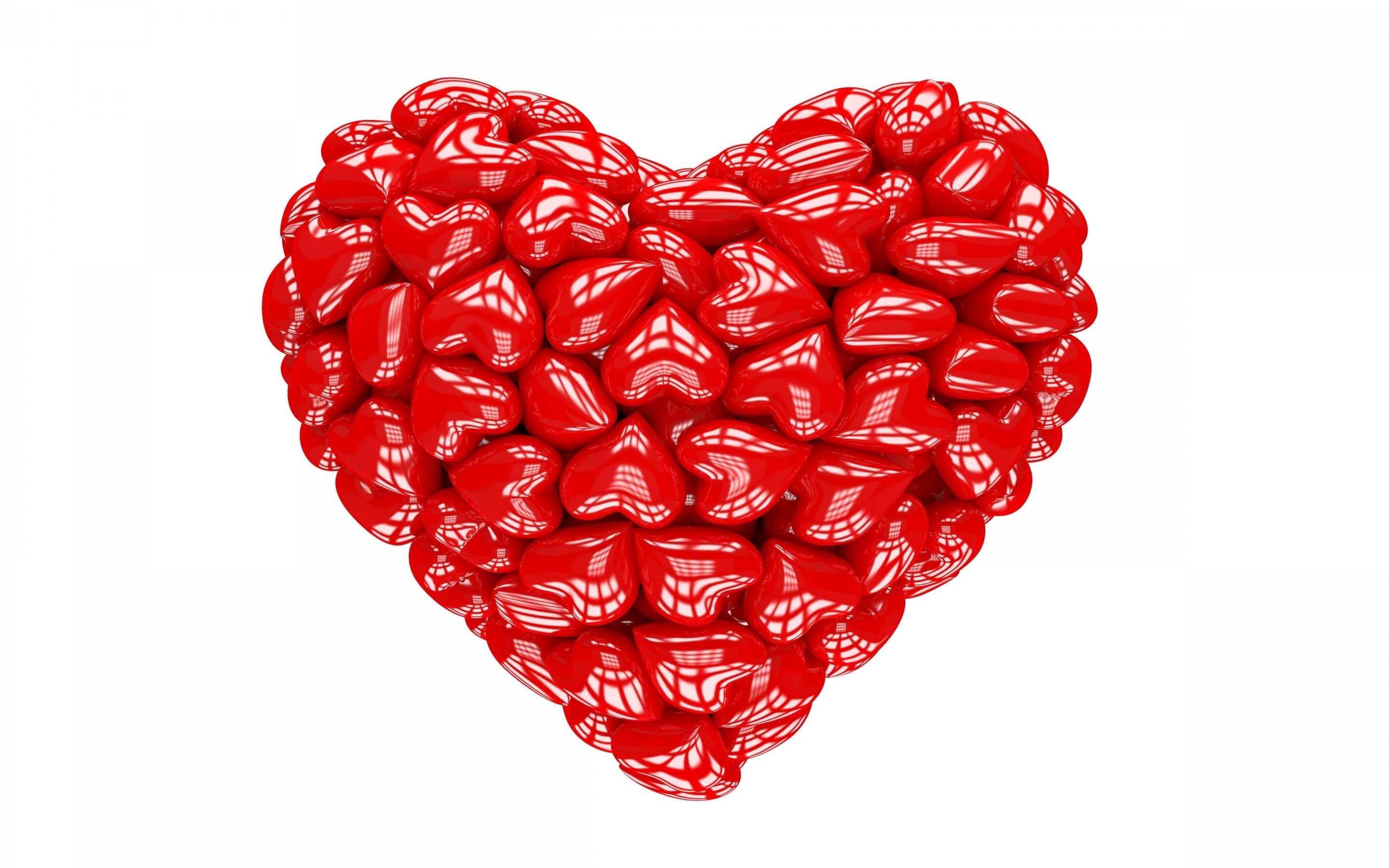 Red Heart 3D for 2880 x 1800 Retina Display resolution