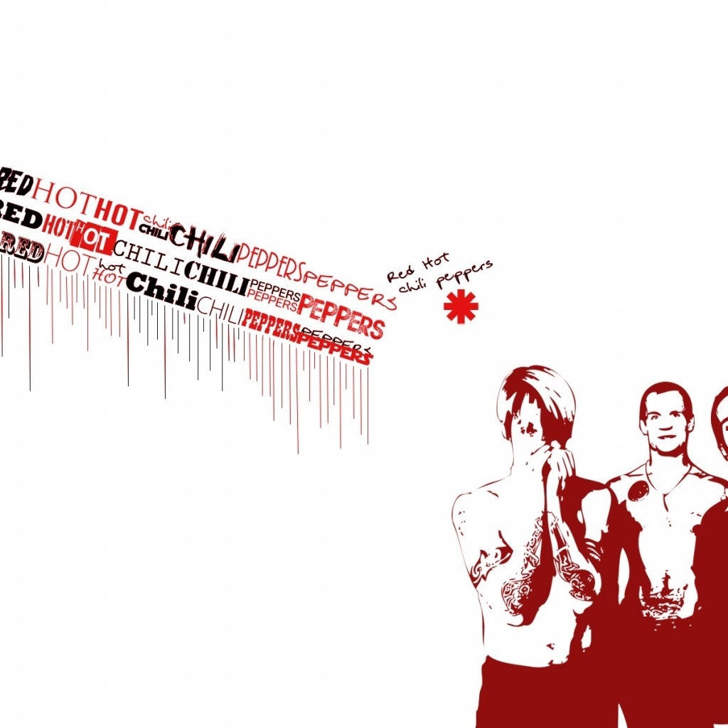 Red Hot Chili Peppers Poster for 1024 x 1024 iPad resolution