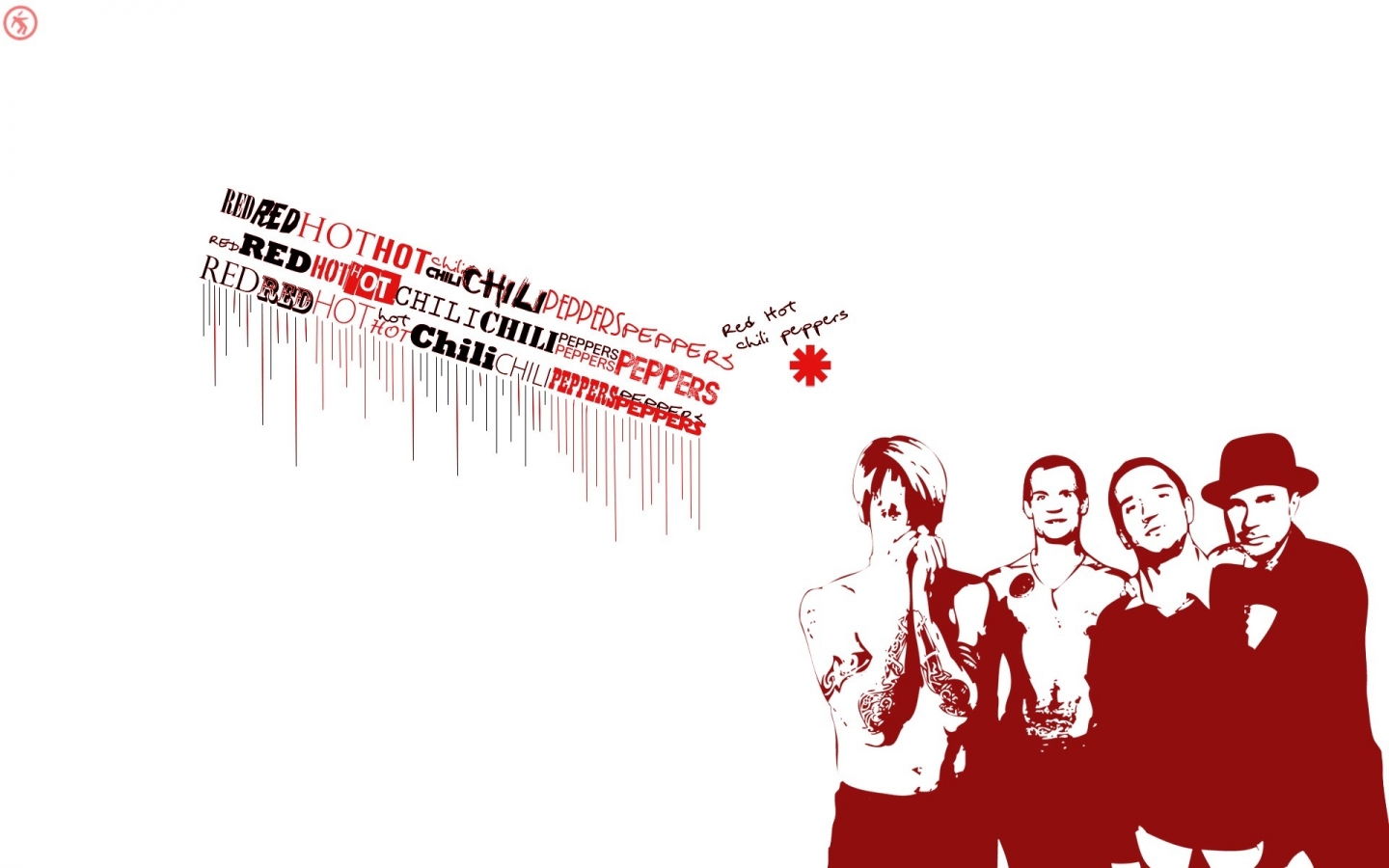 Red Hot Chili Peppers Poster for 1440 x 900 widescreen resolution
