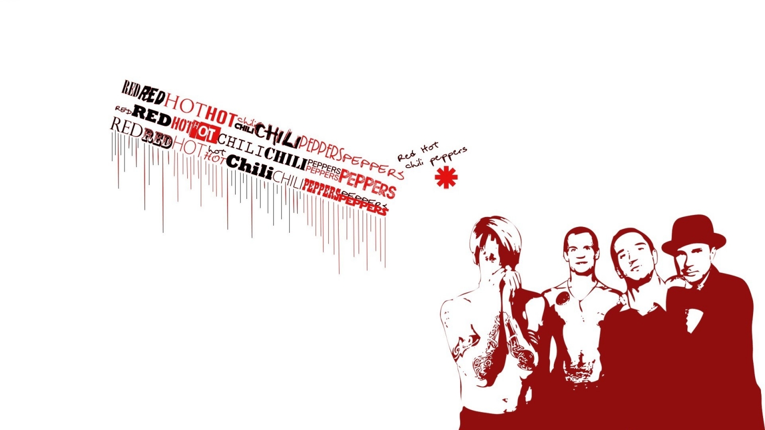 Red Hot Chili Peppers Poster for 1536 x 864 HDTV resolution