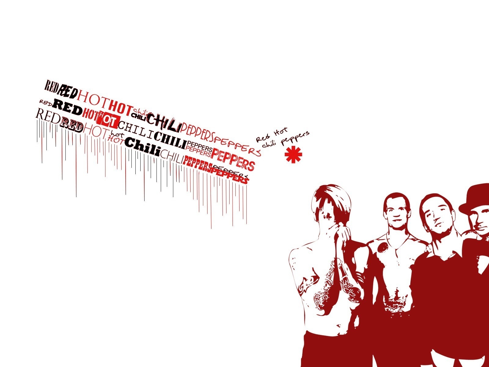 Red Hot Chili Peppers Poster for 1600 x 1200 resolution