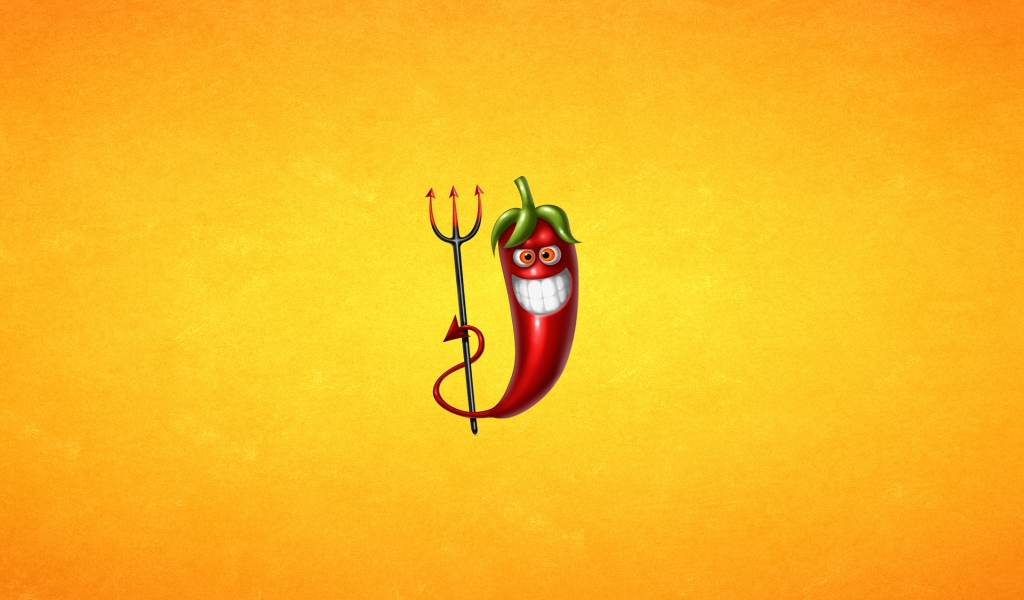 Red Hot Pepper for 1024 x 600 widescreen resolution