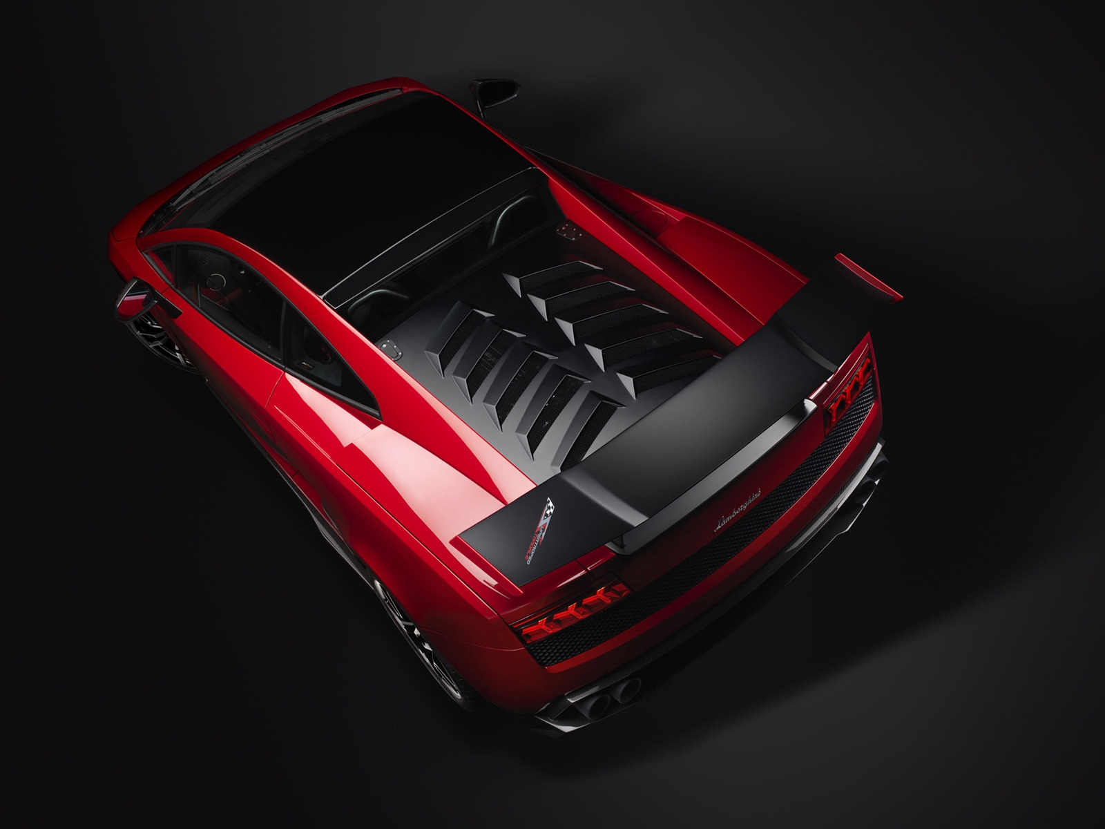 Red Lamborghini Gallardo Stradale for 1600 x 1200 resolution