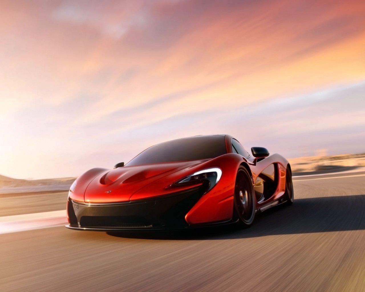 Red McLaren P1 for 1280 x 1024 resolution