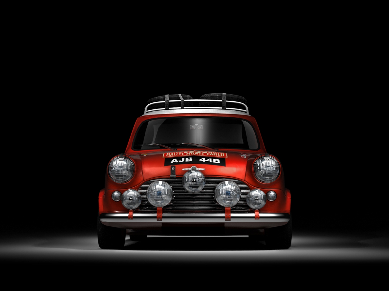 Red Mini Cooper  for 1280 x 960 resolution