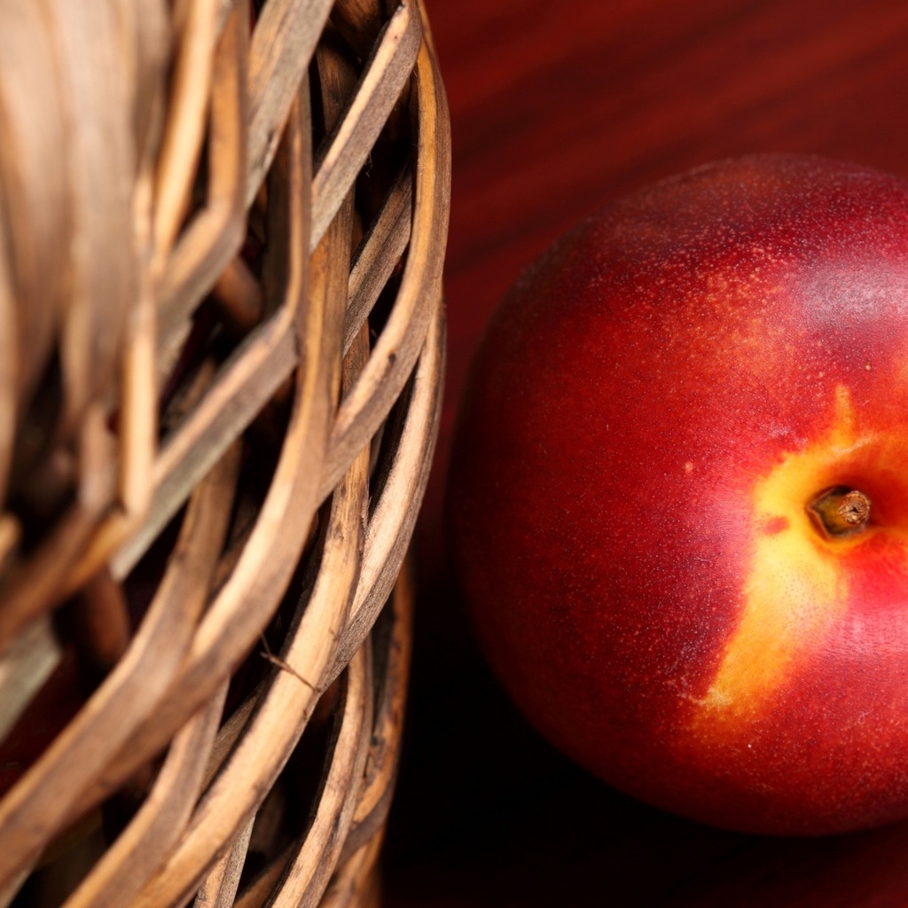 Red Nectarine for 1024 x 1024 iPad resolution