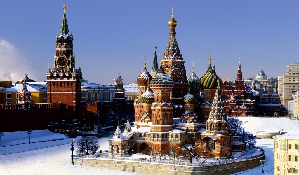 Red Square Moscow for 1024 x 600 widescreen resolution