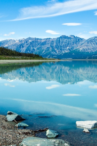 Reflection In The Yukon for 320 x 480 iPhone resolution