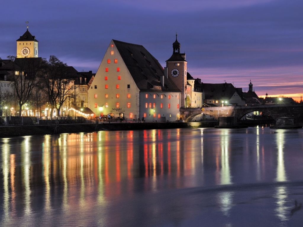 Regensburg Bavaria for 1024 x 768 resolution