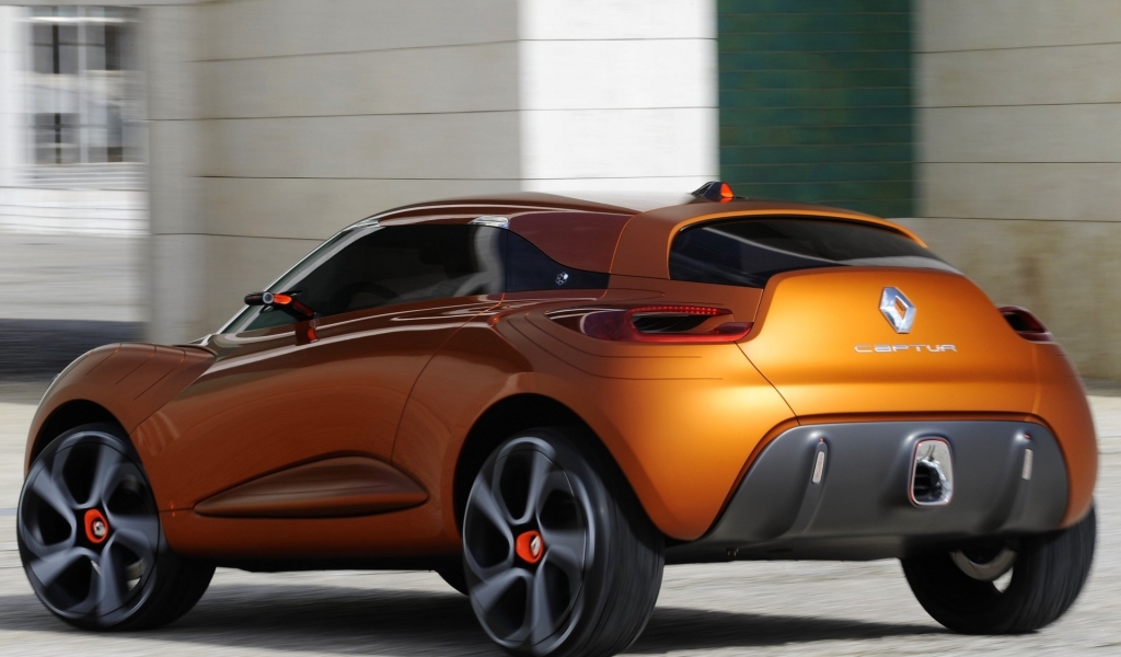 Renault Captur Concept Back View for 1024 x 600 widescreen resolution