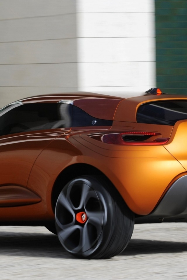 Renault Captur Concept Back View for 640 x 960 iPhone 4 resolution
