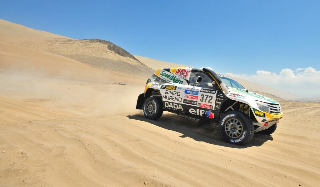 Renault Rally Dakar for 1024 x 600 widescreen resolution