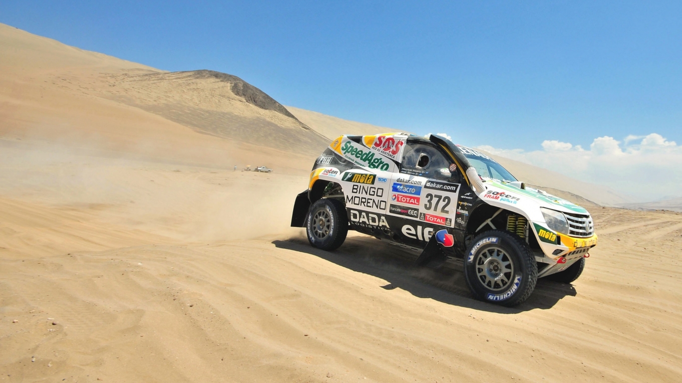 Renault Rally Dakar for 1366 x 768 HDTV resolution
