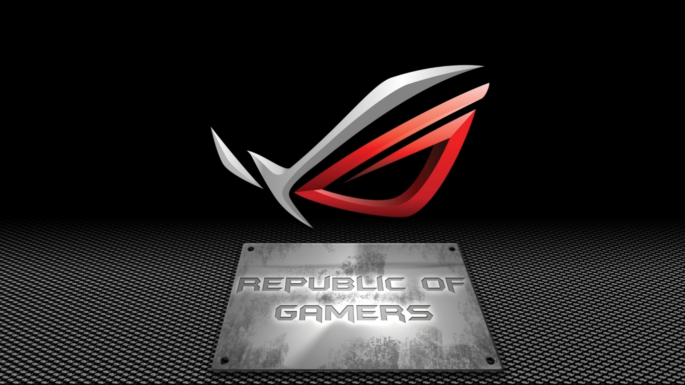 Republic of Gamers Asus for 1366 x 768 HDTV resolution