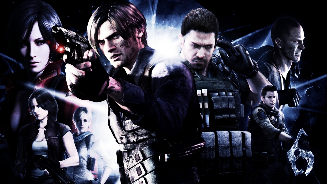 Resident Evil 6 Leon Scott Kennedy for 1366 x 768 HDTV resolution