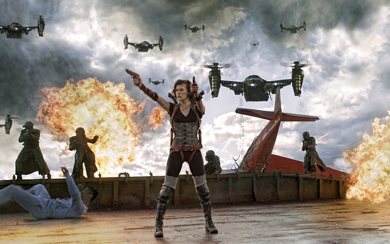 Resident Evil Retribution for 1280 x 800 widescreen resolution