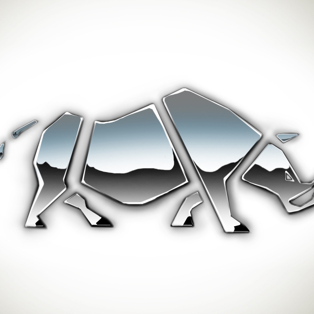 Rhino Shape for 1024 x 1024 iPad resolution