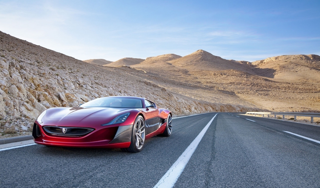 Rimac Concept One for 1024 x 600 widescreen resolution