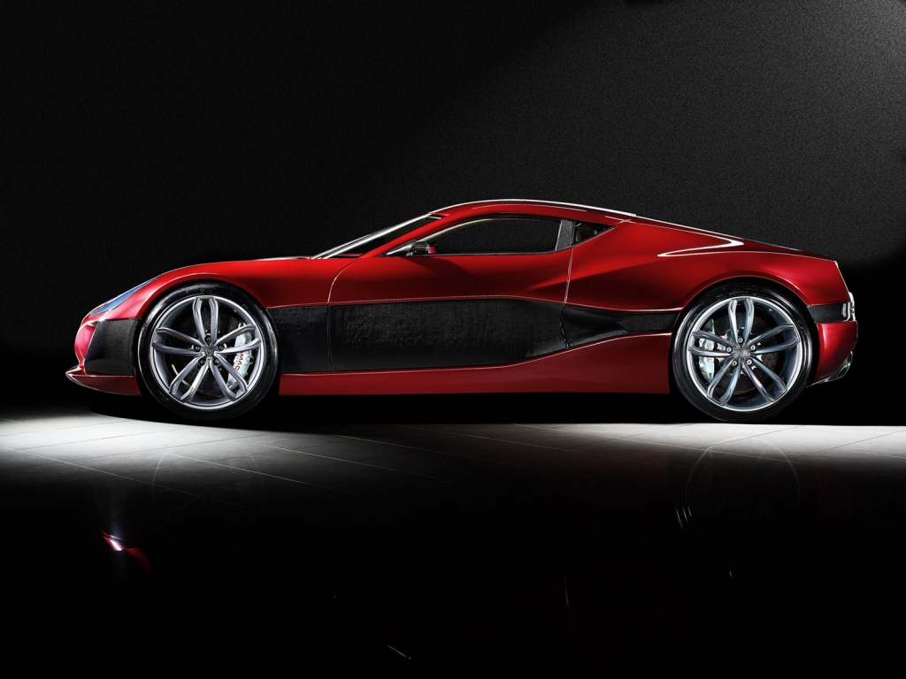 Rimac Concept One Side View for 1024 x 768 resolution
