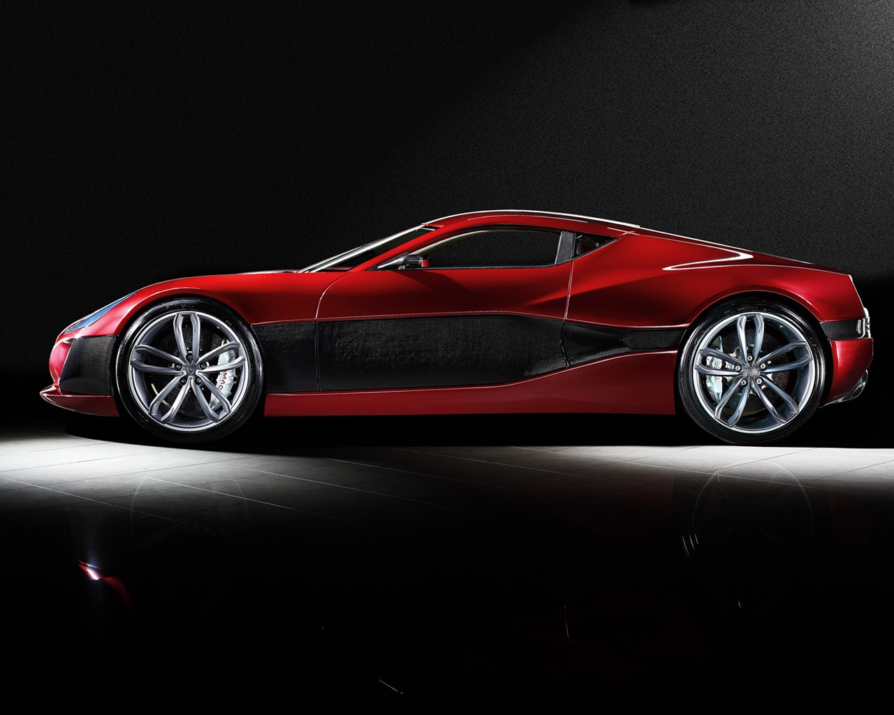 Rimac Concept One Side View for 1280 x 1024 resolution