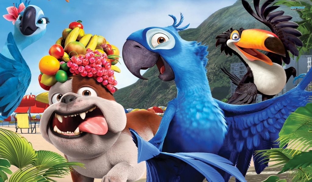 RIO Characters for 1024 x 600 widescreen resolution